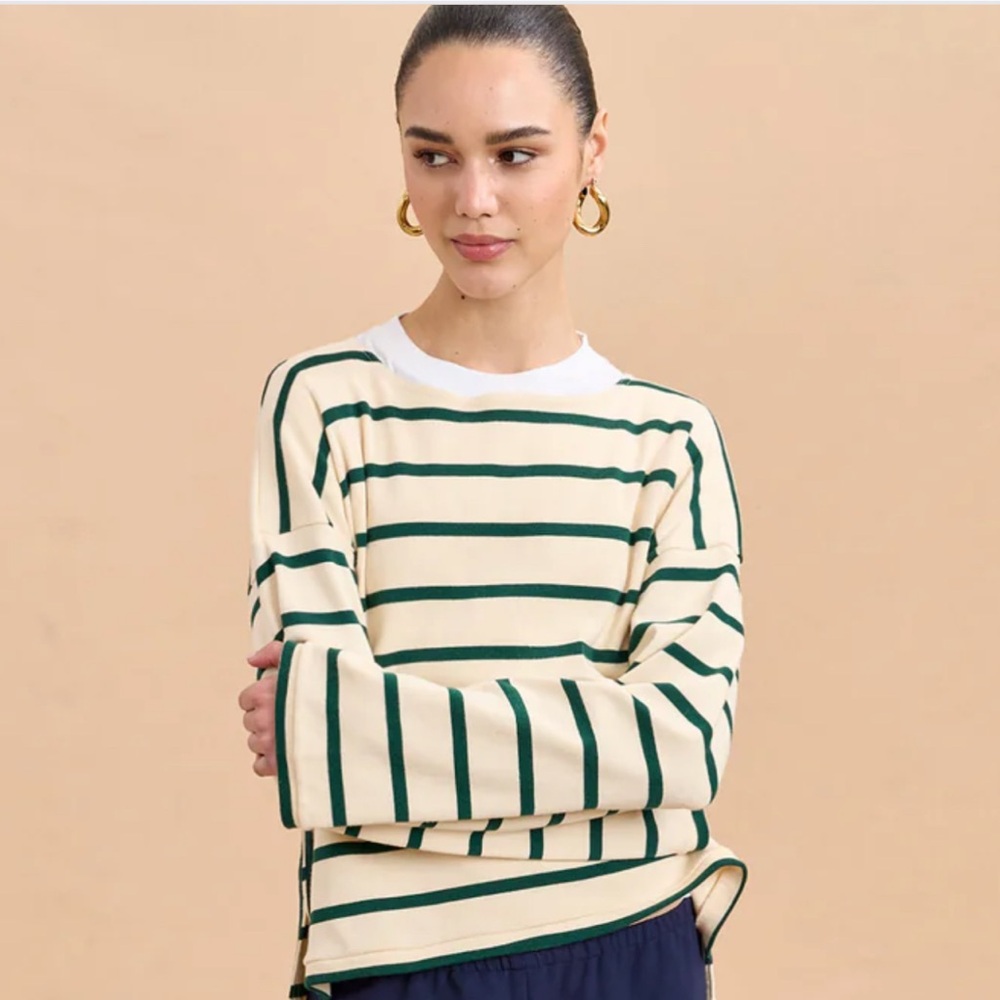 La Ligne Breton long-sleeve tee